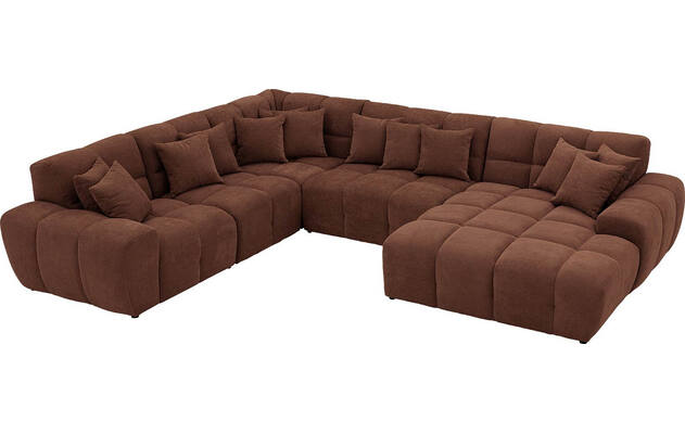 Goossens excellent u bank kubus bruin stof - 8252844-gespiegeld-05