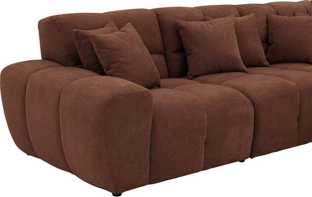 Goossens excellent u bank kubus bruin stof - 8252844-gespiegeld-08