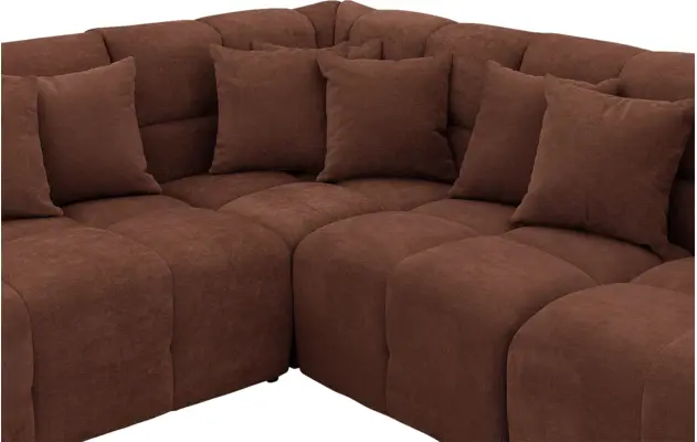 Goossens excellent u bank kubus bruin stof - 8252844-goossens-excellent-kubus-bank-stof-bruin-06
