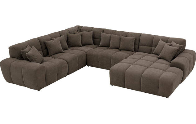 Goossens excellent u bank kubus bruin stof - 8252846-gespiegeld-05