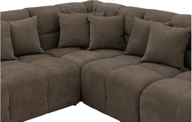Goossens excellent u bank kubus bruin stof - 8252846-goossens-excellent-kubus-bank-stof-bruin-06