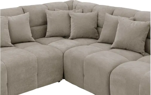 Goossens excellent u bank kubus bruin stof - 8252847-goossens-excellent-kubus-bank-stof-bruin-06