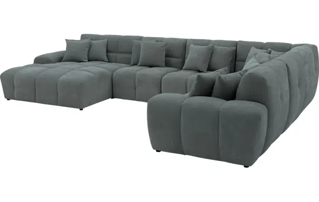 Goossens excellent u bank kubus groen stof - 8252852-goossens-excellent-kubus-bank-stof-groen-05