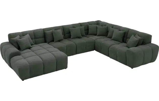 Goossens excellent u bank kubus groen stof - 8252854-goossens-excellent-kubus-bank-stof-groen-04