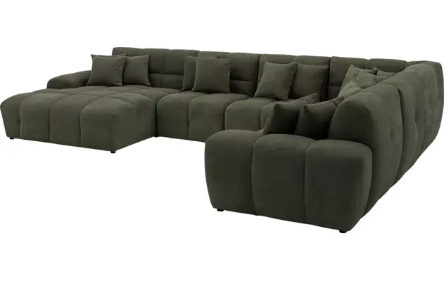 Goossens excellent u bank kubus groen stof - 8252856-goossens-excellent-kubus-bank-stof-groen-05