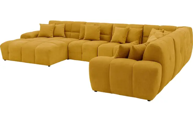 Goossens excellent u bank kubus geel stof - 8252858-goossens-excellent-kubus-bank-stof-geel-05