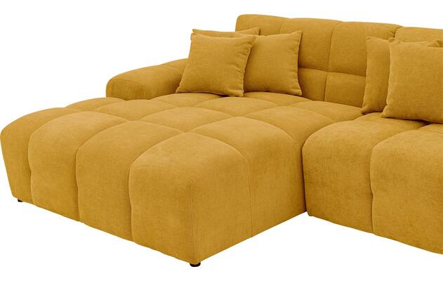 Goossens excellent u bank kubus geel stof - 8252858-goossens-excellent-kubus-bank-stof-geel-06