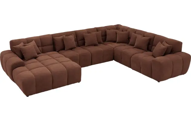 Goossens excellent u bank kubus bruin stof - 8252860-goossens-excellent-kubus-bank-stof-bruin-04