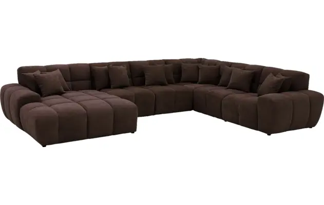 Goossens excellent u bank kubus bruin stof - 8252861-goossens-excellent-kubus-bank-stof-bruin-02