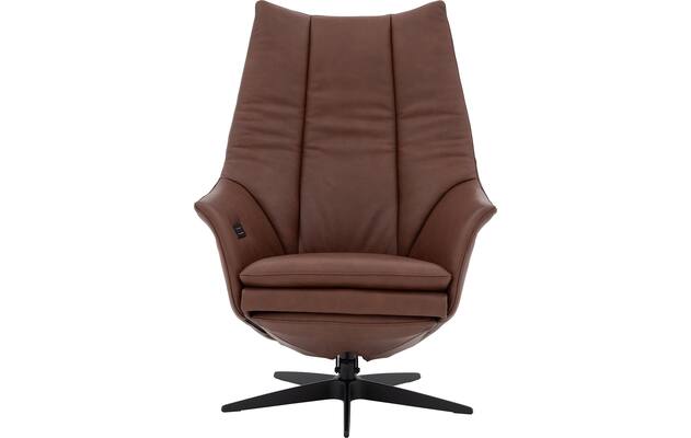 Goossens excellent relaxstoel richard bruin leer - 8252868-goossens-excellent-richard-fauteuil-leer-03
