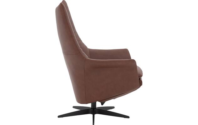 Goossens excellent relaxstoel richard bruin leer - 8252868-goossens-excellent-richard-fauteuil-leer-04