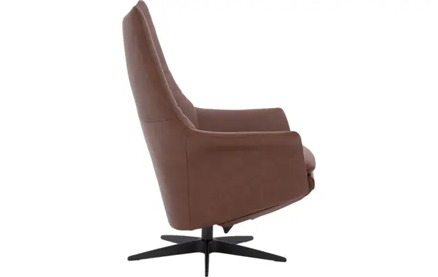 Goossens excellent relaxstoel richard bruin leer - 8252868-goossens-excellent-richard-fauteuil-leer-04