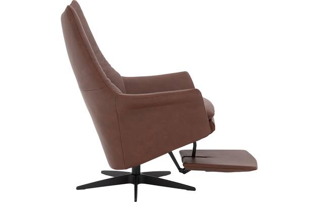 Goossens excellent relaxstoel richard bruin leer - 8252868-goossens-excellent-richard-fauteuil-leer-05
