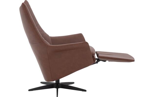 Goossens excellent relaxstoel richard bruin leer - 8252868-goossens-excellent-richard-fauteuil-leer-06