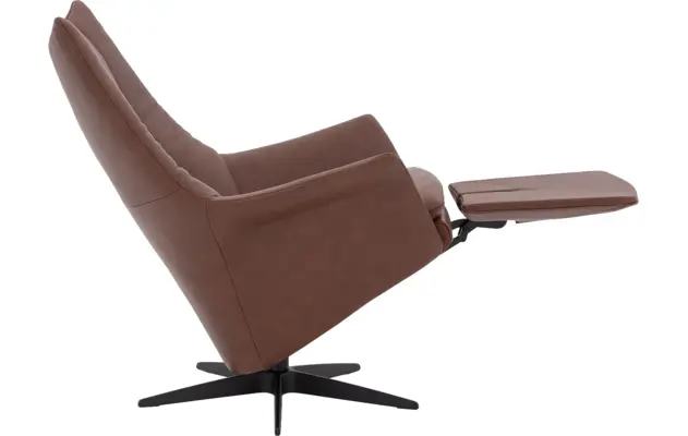 Goossens excellent relaxstoel richard bruin leer - 8252868-goossens-excellent-richard-fauteuil-leer-07
