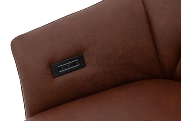 Goossens excellent relaxstoel richard bruin leer - 8252868-goossens-excellent-richard-fauteuil-leer-12