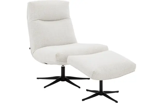 Goossens relaxstoel isla wit stof - 8252870-goossens-isla-fauteuil-stof-01