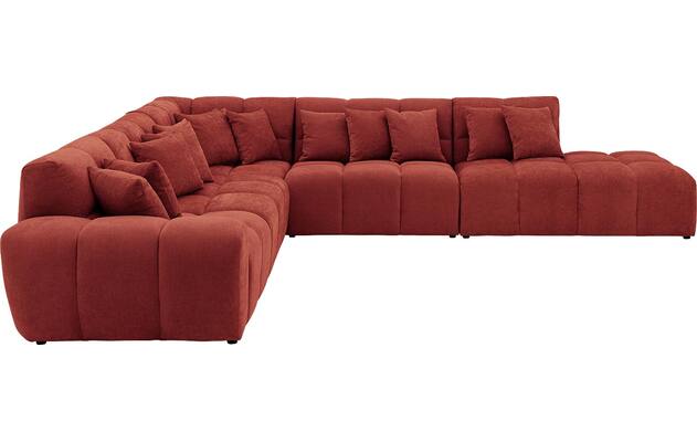 Goossens excellent hoekbank kubus rood stof - 8252871-goossens-excellent-kubus-bank-stof-rood-05