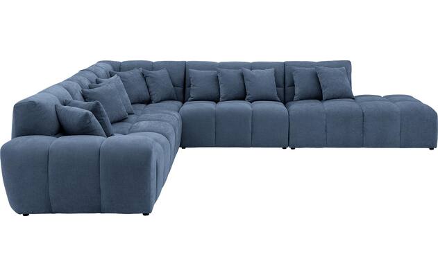 Goossens excellent hoekbank kubus blauw stof - 8252872-goossens-excellent-kubus-bank-stof-blauw-05