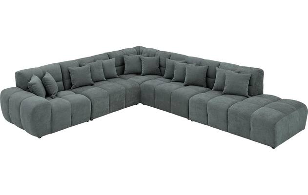 Goossens excellent hoekbank kubus groen stof - 8252874-goossens-excellent-kubus-bank-stof-groen-03