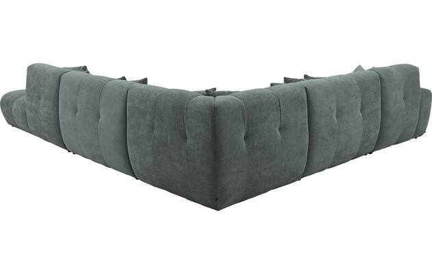 Goossens excellent hoekbank kubus groen stof - 8252874-goossens-excellent-kubus-bank-stof-groen-04