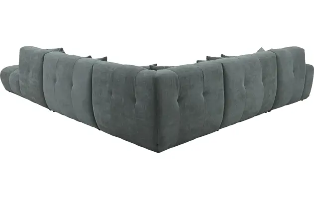 Goossens excellent hoekbank kubus groen stof - 8252874-goossens-excellent-kubus-bank-stof-groen-04