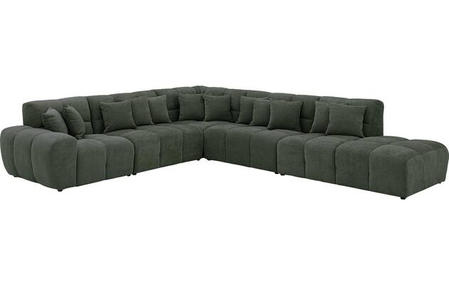 Goossens excellent hoekbank kubus groen stof - 8252876-goossens-excellent-kubus-bank-stof-groen-02