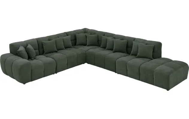 Goossens excellent hoekbank kubus groen stof - 8252876-goossens-excellent-kubus-bank-stof-groen-03