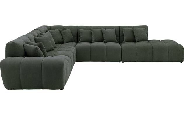 Goossens excellent hoekbank kubus groen stof - 8252876-goossens-excellent-kubus-bank-stof-groen-05