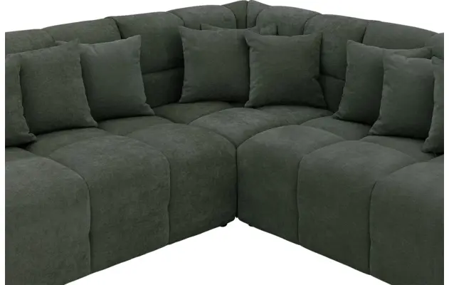 Goossens excellent hoekbank kubus groen stof - 8252876-goossens-excellent-kubus-bank-stof-groen-06