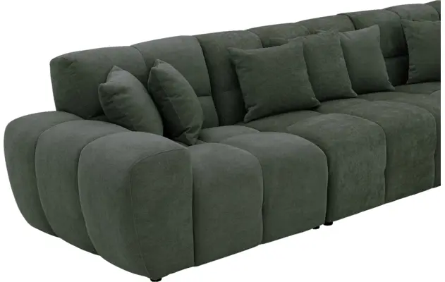 Goossens excellent hoekbank kubus groen stof - 8252876-goossens-excellent-kubus-bank-stof-groen-08
