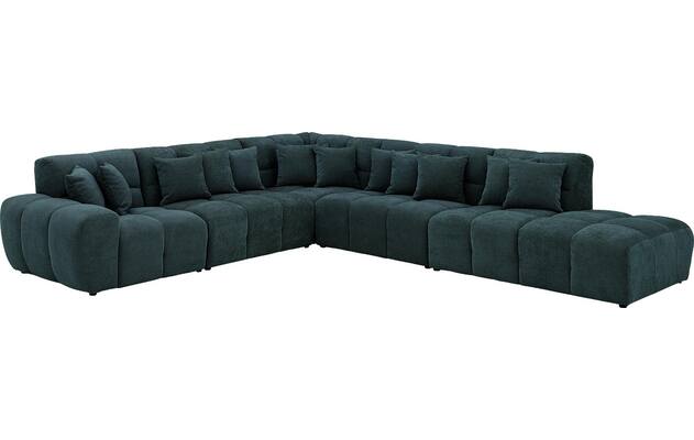 Goossens excellent hoekbank kubus groen stof - 8252877-goossens-excellent-kubus-bank-stof-groen-02
