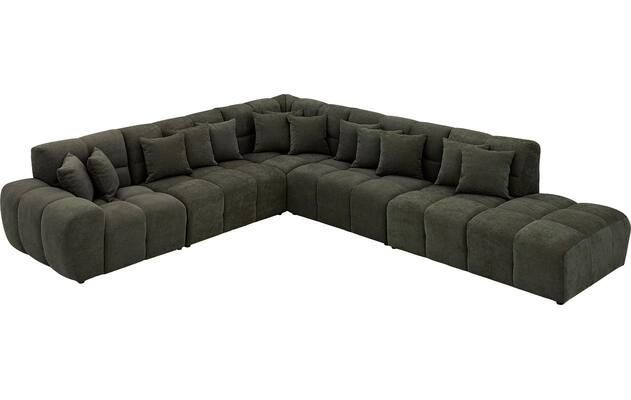 Goossens excellent hoekbank kubus groen stof - 8252878-goossens-excellent-kubus-bank-stof-groen-03