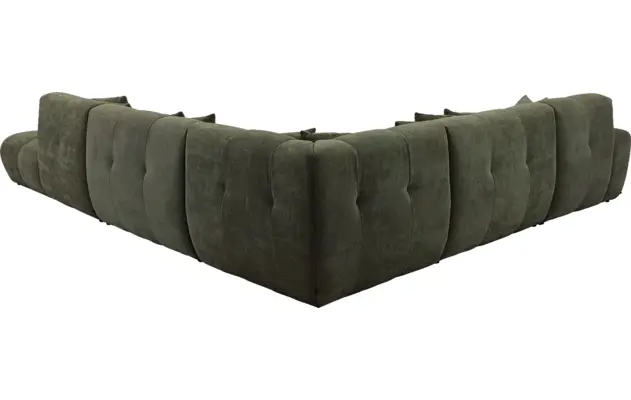 Goossens excellent hoekbank kubus groen stof - 8252878-goossens-excellent-kubus-bank-stof-groen-04