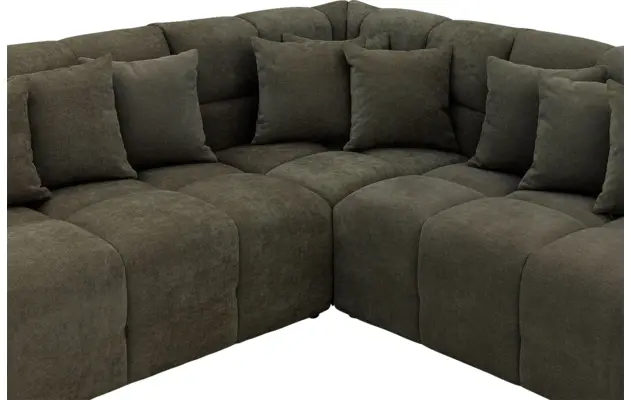 Goossens excellent hoekbank kubus groen stof - 8252878-goossens-excellent-kubus-bank-stof-groen-06