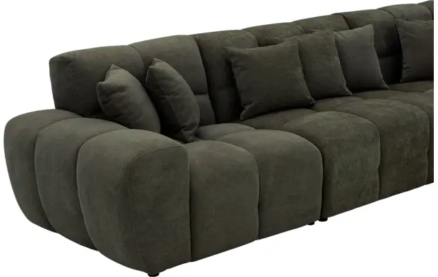 Goossens excellent hoekbank kubus groen stof - 8252878-goossens-excellent-kubus-bank-stof-groen-08