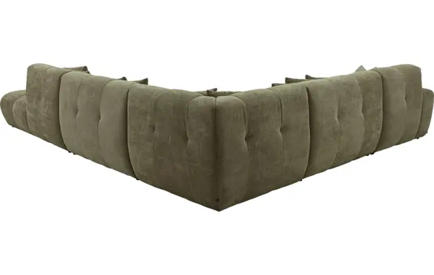 Goossens excellent hoekbank kubus groen stof - 8252879-goossens-excellent-kubus-bank-stof-groen-02