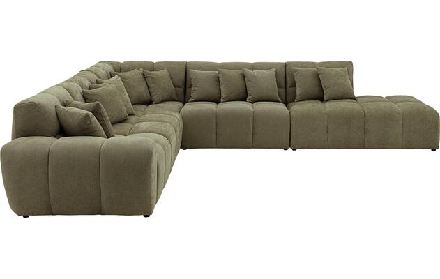 Goossens excellent hoekbank kubus groen stof - 8252879-goossens-excellent-kubus-bank-stof-groen-08