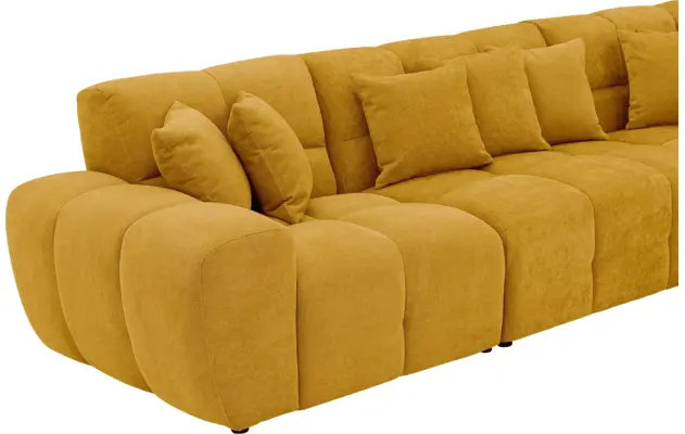 Goossens excellent hoekbank kubus geel stof - 8252880-goossens-excellent-kubus-bank-stof-geel-08