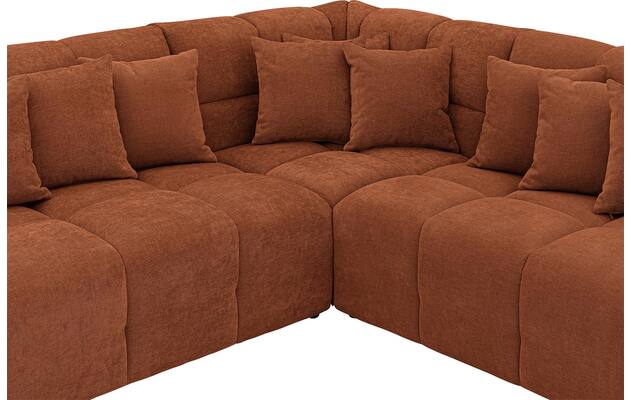 Goossens excellent hoekbank kubus bruin stof - 8252881-goossens-excellent-kubus-bank-stof-bruin-06