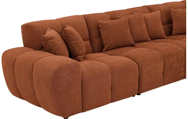 Goossens excellent hoekbank kubus bruin stof - 8252881-goossens-excellent-kubus-bank-stof-bruin-08