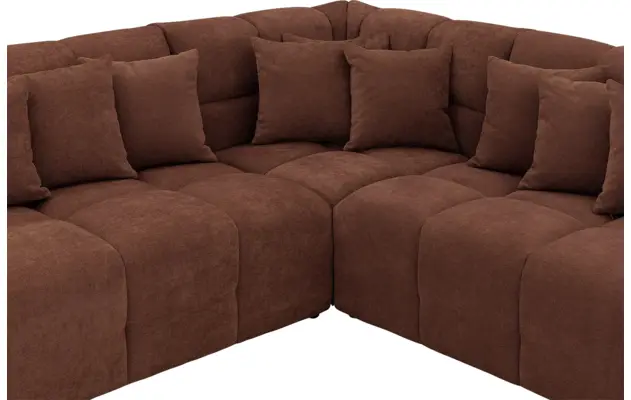 Goossens excellent hoekbank kubus bruin stof - 8252882-goossens-excellent-kubus-bank-stof-bruin-06