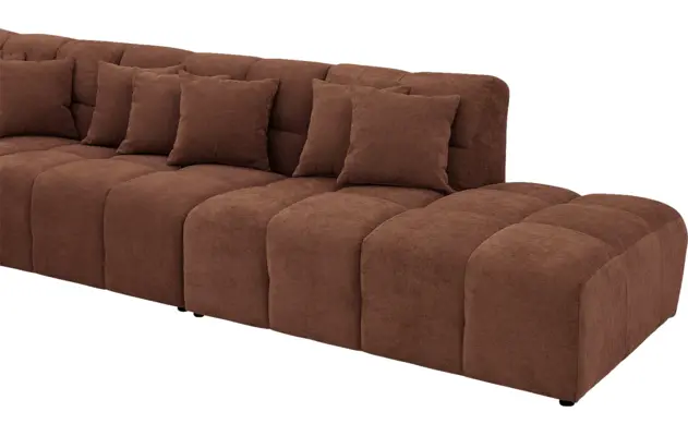 Goossens excellent hoekbank kubus bruin stof - 8252882-goossens-excellent-kubus-bank-stof-bruin-07