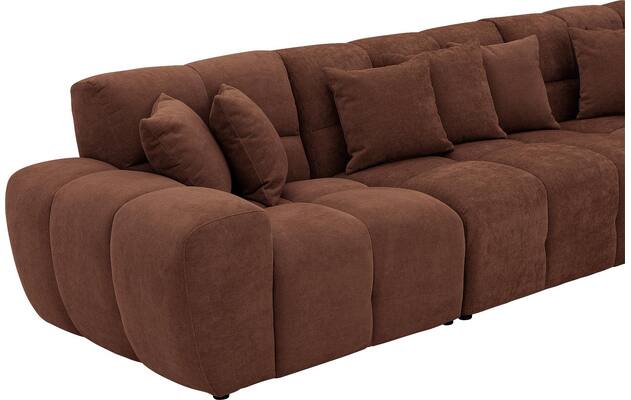 Goossens excellent hoekbank kubus bruin stof - 8252882-goossens-excellent-kubus-bank-stof-bruin-08