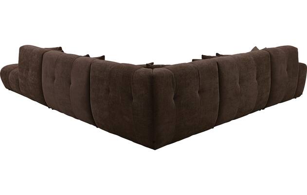 Goossens excellent hoekbank kubus bruin stof - 8252883-goossens-excellent-kubus-bank-stof-bruin-04