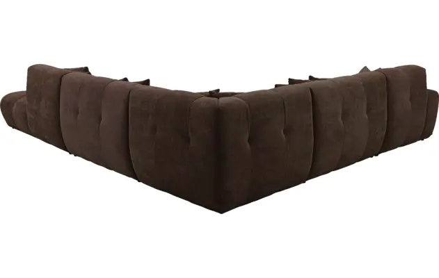Goossens excellent hoekbank kubus bruin stof - 8252883-goossens-excellent-kubus-bank-stof-bruin-04