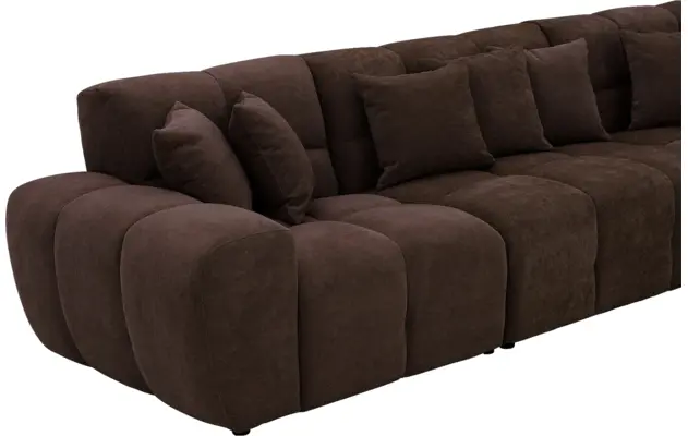 Goossens excellent hoekbank kubus bruin stof - 8252883-goossens-excellent-kubus-bank-stof-bruin-08