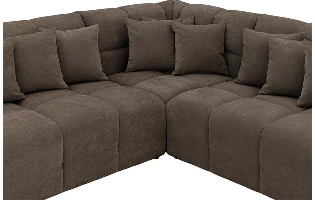 Goossens excellent hoekbank kubus bruin stof - 8252884-goossens-excellent-kubus-bank-stof-bruin-06
