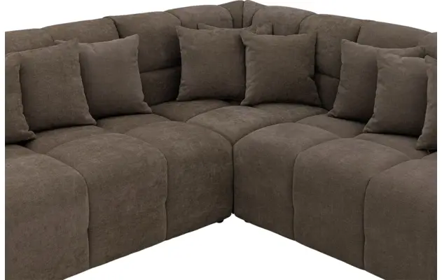 Goossens excellent hoekbank kubus bruin stof - 8252884-goossens-excellent-kubus-bank-stof-bruin-06