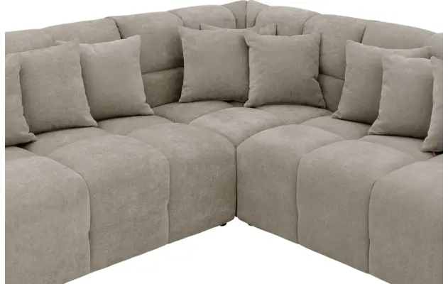 Goossens excellent hoekbank kubus bruin stof - 8252885-goossens-excellent-kubus-bank-stof-bruin-06